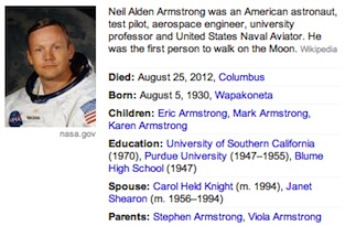 Neil Armstrong snapshot / Headline Surfer